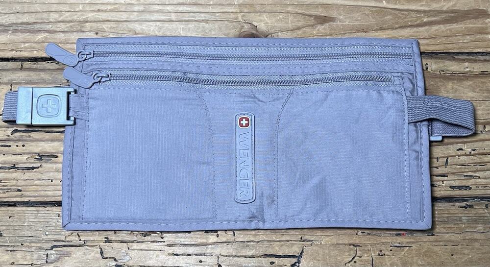 Wenger Double Pocket Gray Money Belt